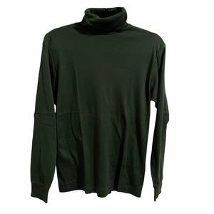 Bogner Dark Green Turtleneck Top